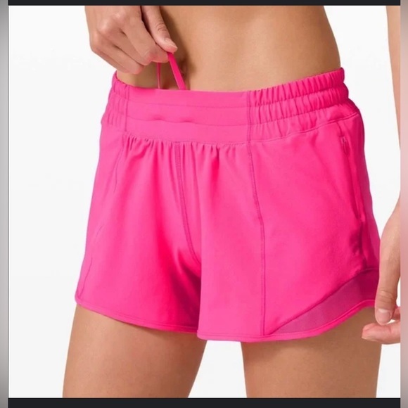 lululemon athletica Pants - LULULEMON "Hotty Hot Low-Rise Lined Short 4" - SIZE 10
